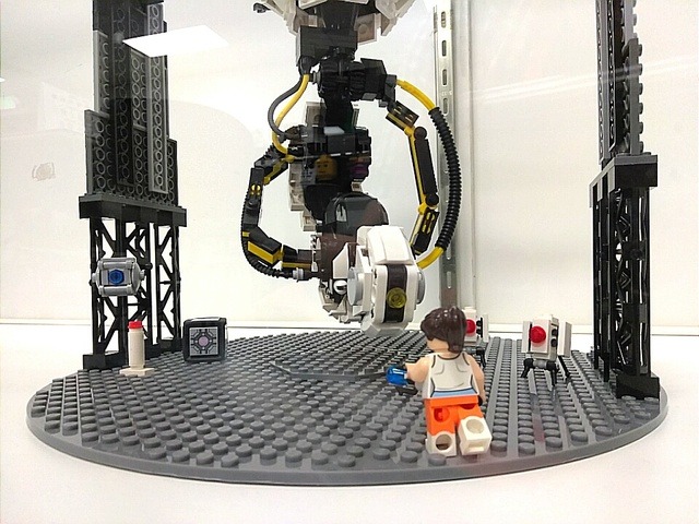 APERTURE SCIENCE: ALL DAY, EVERY DAY — My Lego Portal 2 scene is ...