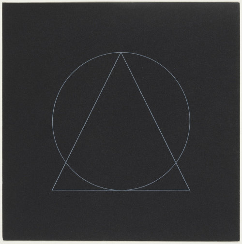 nobrashfestivity:Sol Lewitt, from Six Geometric Figures in...