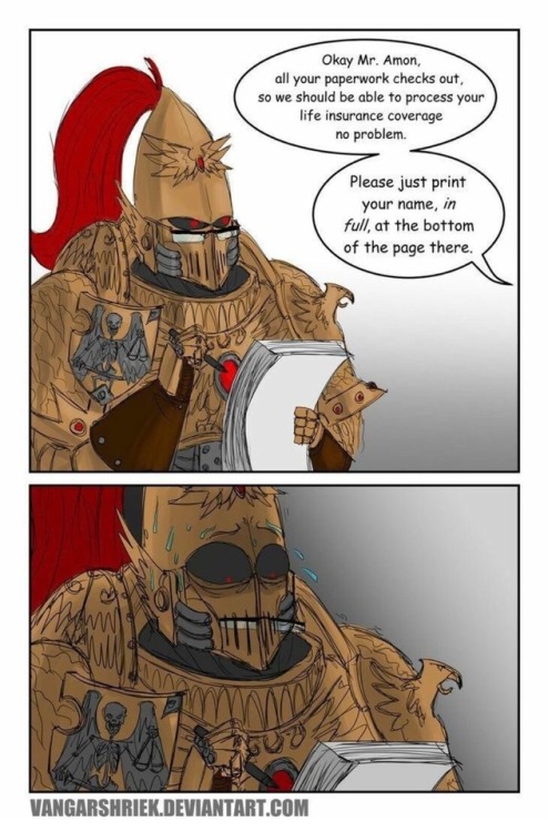 adeptus custodes on Tumblr