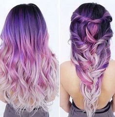 Purple Ombre Hair Tumblr