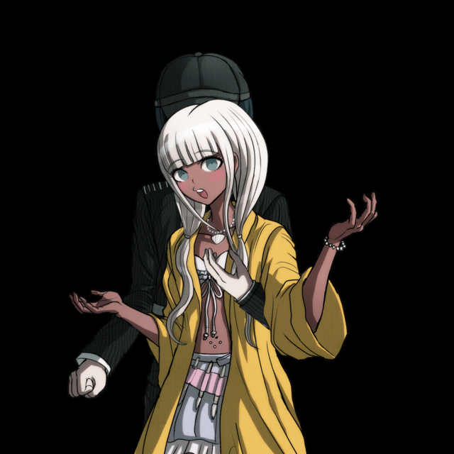 NDRV3 Sprite Edits — Saihara touching the female cast’s breast except...