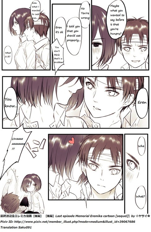 eren x mikasa on Tumblr