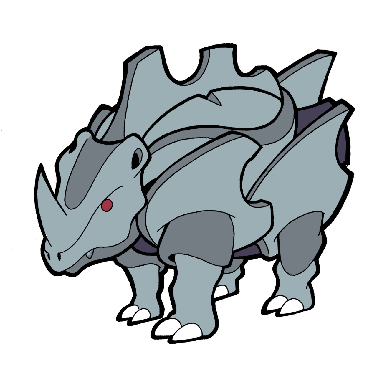 PORTACHIAVI ORIGINAL TAKARA TOMY PVC 2/" POKEMON RHYHORN Rihorn, Rhinocorne