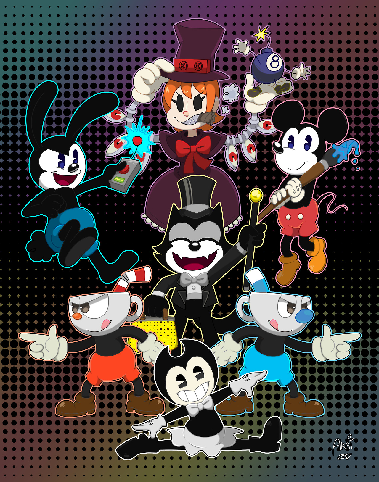 Oswald the lucky rabbit fan art | Tumblr