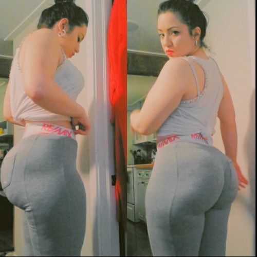 blaqbbc:thick-ass-thick-thighs:This chick is the definition...