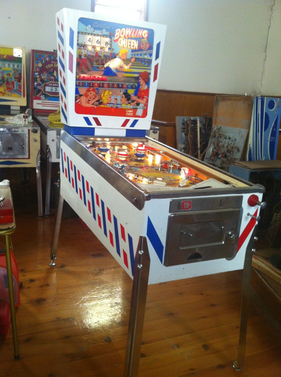 1964 Gottlieb Bowling Queen Up for sale is this... Mystic Pinball