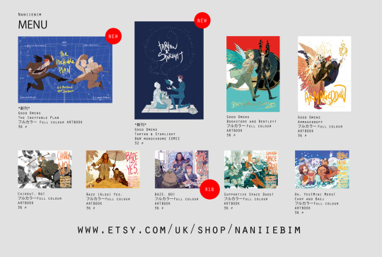 Good Omens and Rogue One Baze and Chirrut Zines in store! New preorders are running until end of July- Preorders expected to...