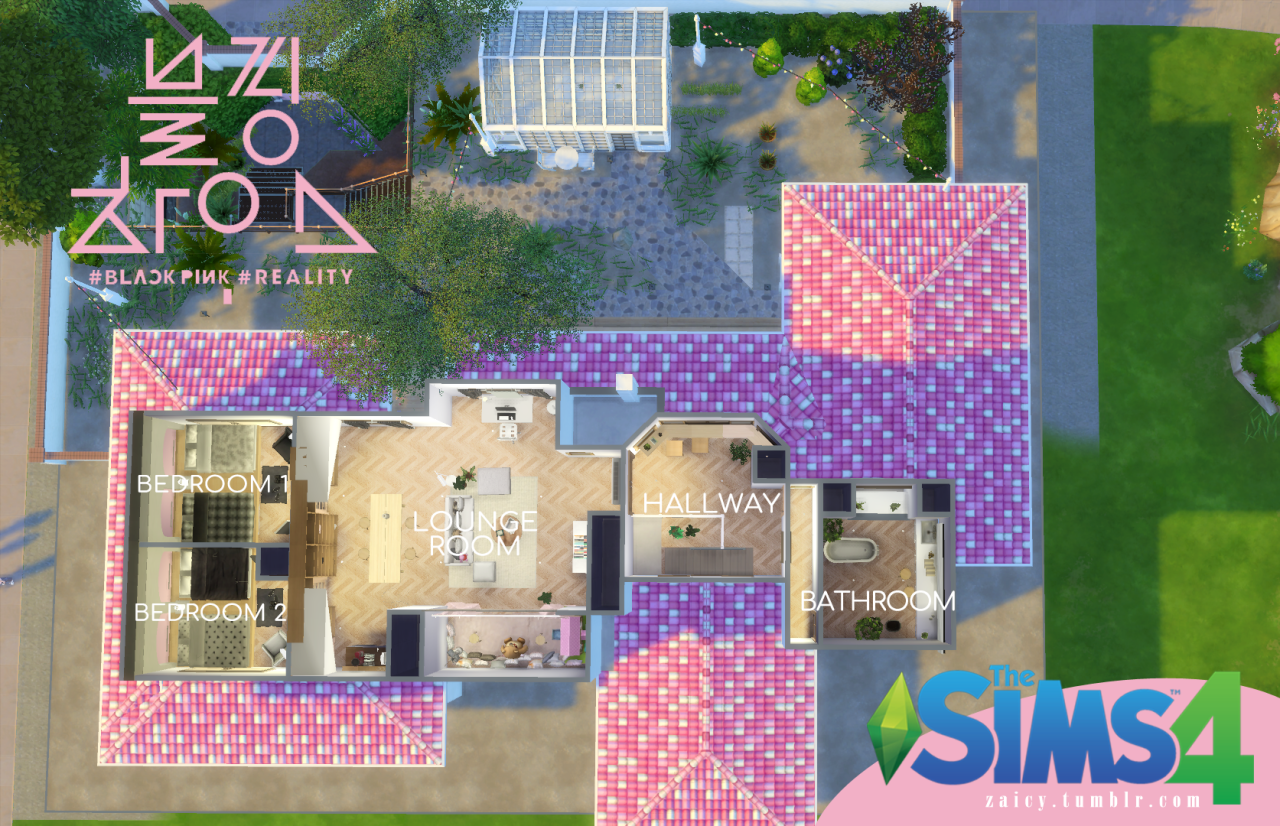 Jee The Sims 4 BLACKPINK HOUSE Download