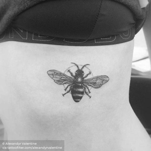 By Alexandyr Valentine, done at Seventh Circle Studio, Brisbane.... insect;small;animal;rib;bee;facebook;twitter;alexandyrvalentine;illustrative