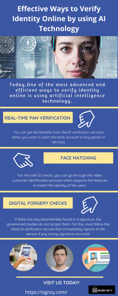 Effective Ways to Verify Identity Online by using AI Technology