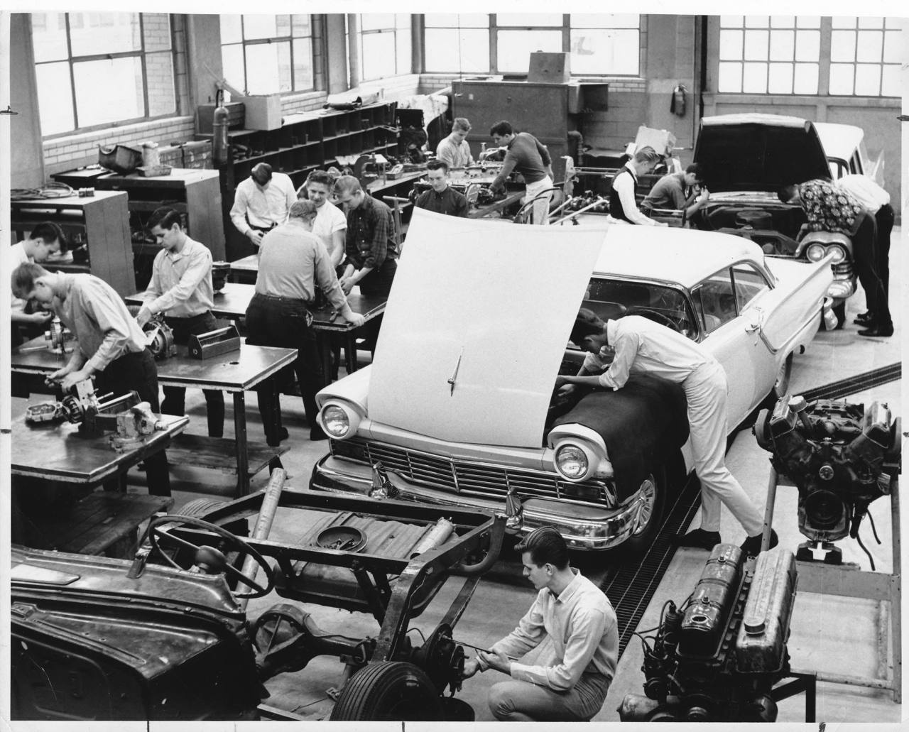 The Casual Observer Hammond Indiana High School Auto Shop Class 