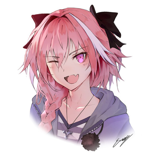 bestboyastolfo:Astolfo portrait by artist Erosパンダ