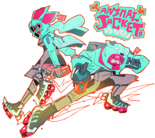 i started playing jet set radio today and i was like animal jackets could literally be their own jet set gang so i did what must be done even made them - fortnite animal jackets set