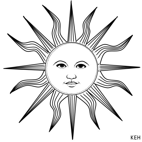 sun drawing on Tumblr