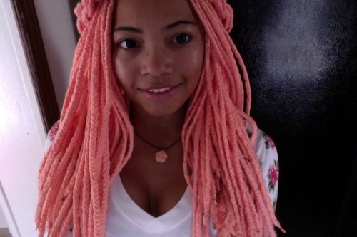 pink braids on Tumblr