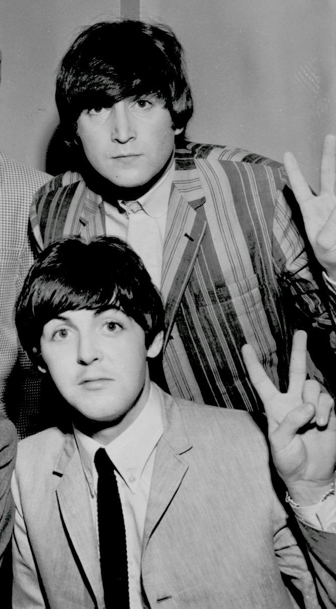 Beatlesy John Lennon And Paul Mccartney Posing Expect Mclennon