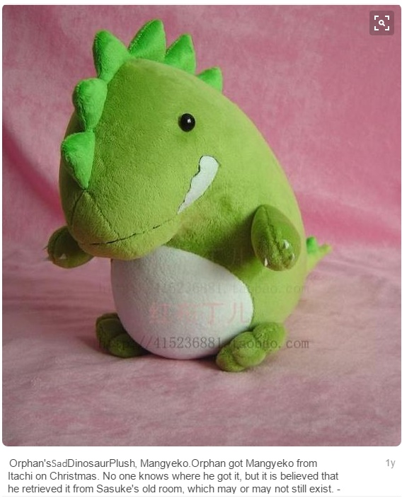 sasuke dinosaur toy