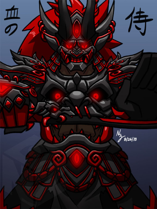 I had the urge to draw the Oni Ronin and the Blood Sworn Samurai...