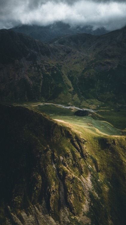 Above the Lake District.