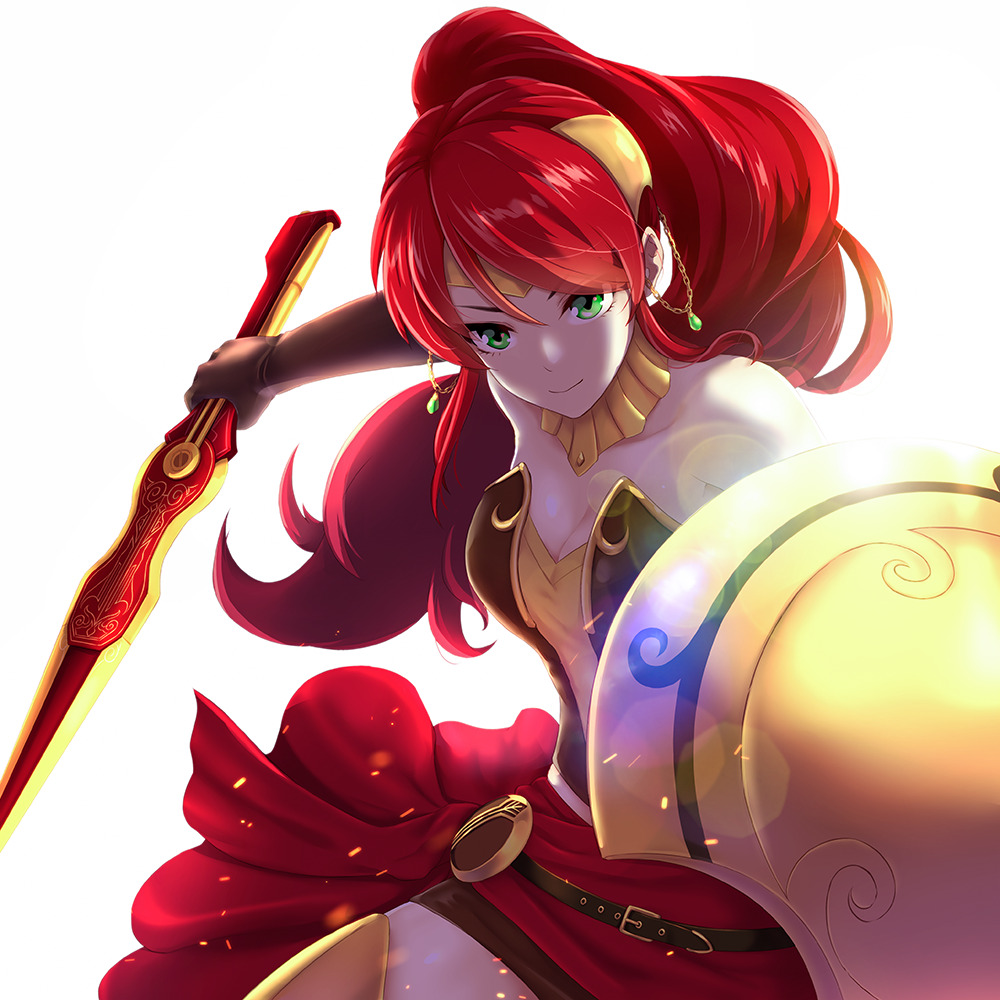 twin-tailed:

Pyrrha by infinote

