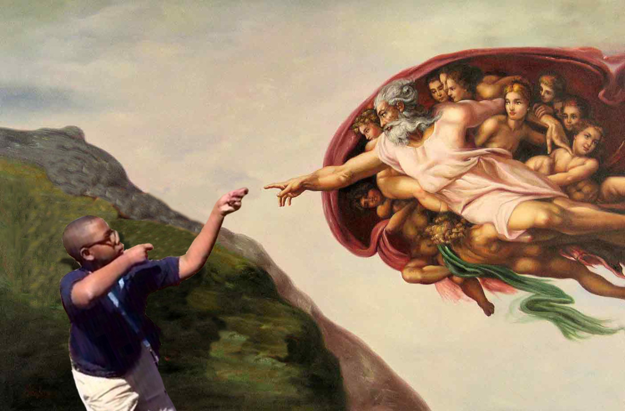 Человек соприкасается с искусством с самого рождения. Микеланджело Сотворение Адама. Картина с протянутыми руками. Люди тянутся друг к другу.