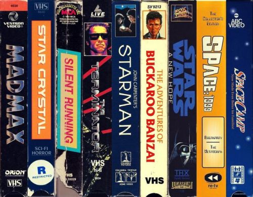 bluemanthoughts:thevaultofretroscifi:VHS boxes(via...