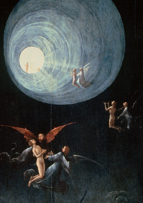 Hieronymus Bosch. Ascesa all'Empireo (Dettaglio).