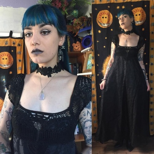 ootd empire waist gown regency era gothgoth summer goth regency