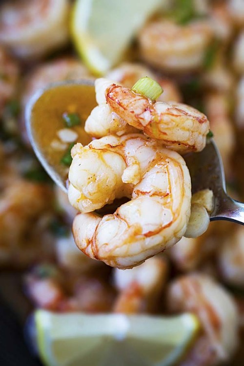 foodffs:Asian Garlic Butter ShrimpFollow for recipesIs this...