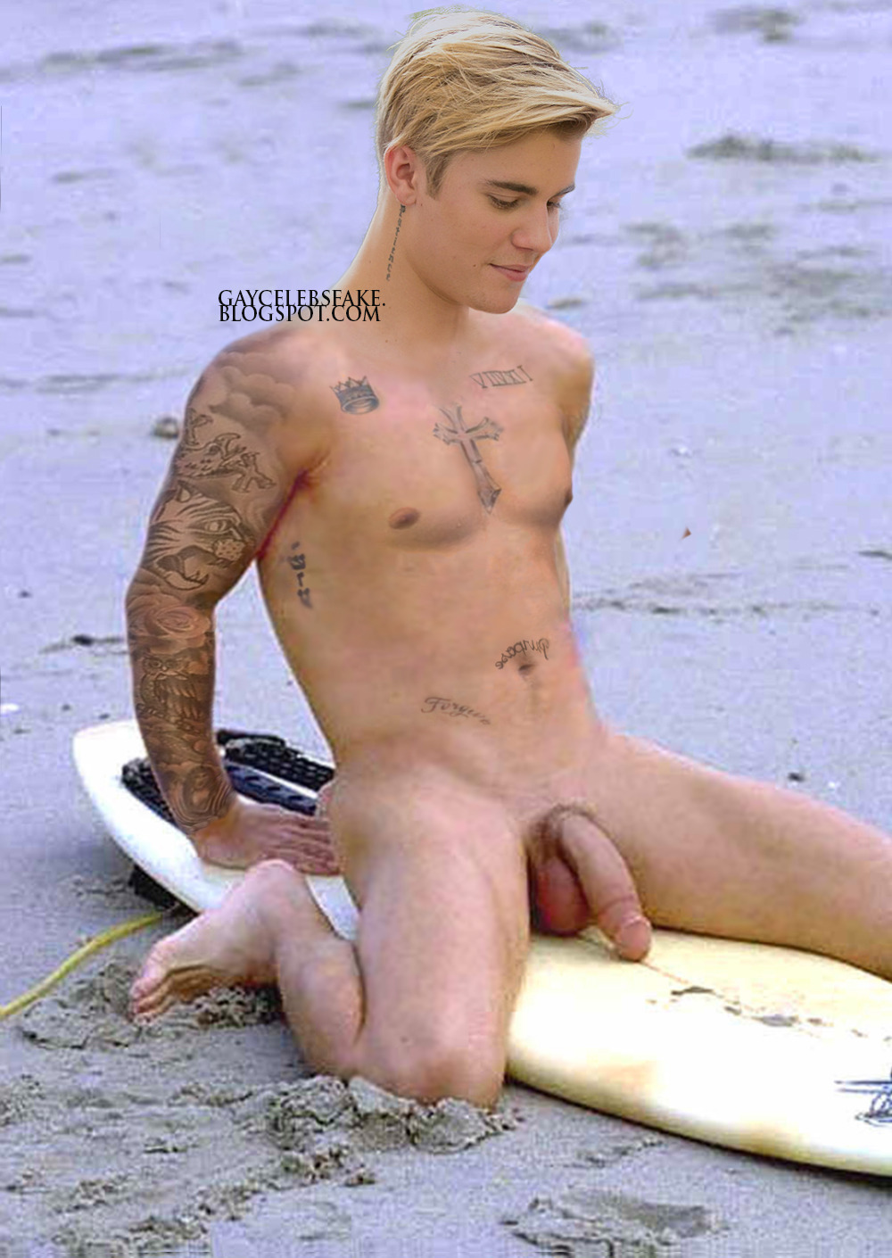 Justin bieber naked fake