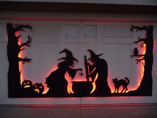 Your Source for DIY Halloween Ideas! — DIY Halloween Garage Door ...