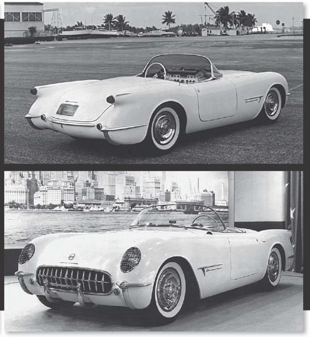 CORVETTE PROTOTYPES FROM THE 1950s Top: Chevrolet... | Mid-Century ...