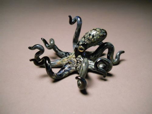 lesstalkmoreillustration:Handcrafted Glass Octopuses By...