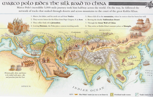 Marco Polos Journey To China Maps On The Web