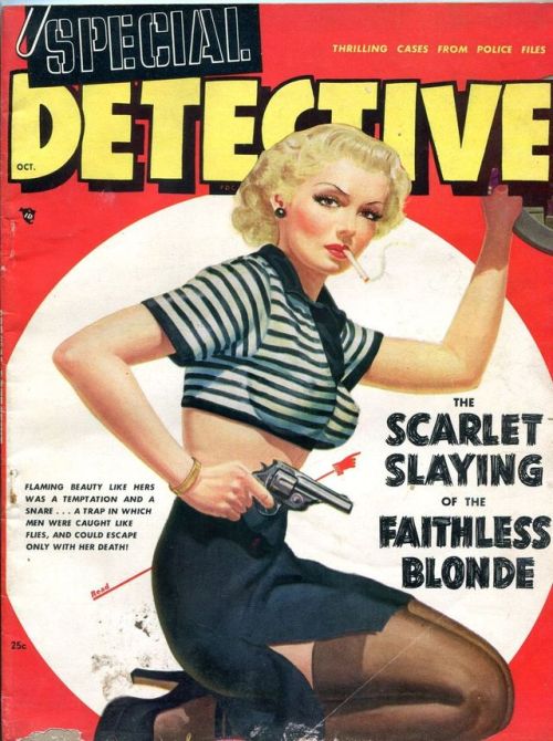 gentlemanlosergentlemanjunkie:Special Detective, October 1948;...