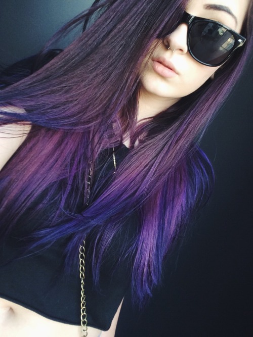 purple ombre on Tumblr