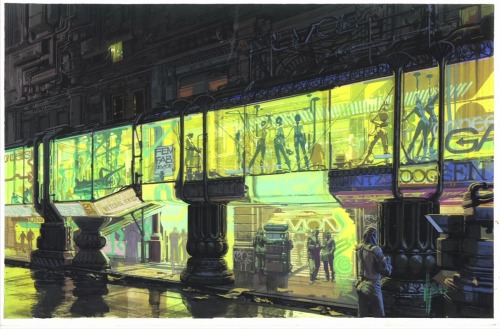 superbestiario:Original illustrations of Blade runner by Syd...