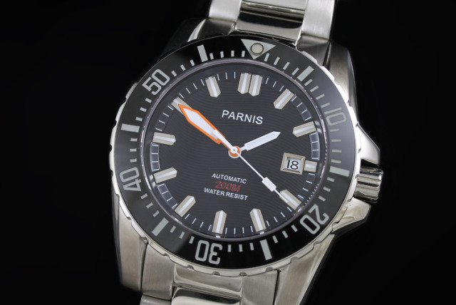 parnis 200m diver watch