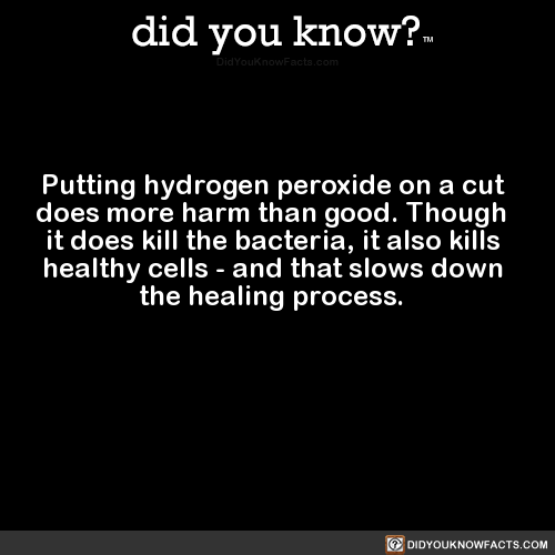 putting-hydrogen-peroxide-on-a-cut-does-more