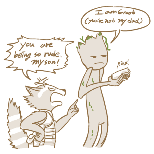 wingsett:I CAN’T HANDLE THISAfter Know Groot’s last...