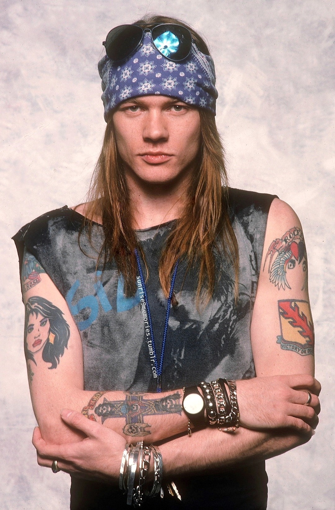 Sunrise Memories • Axl Rose by Neil Zlozower, 1988 vol. II