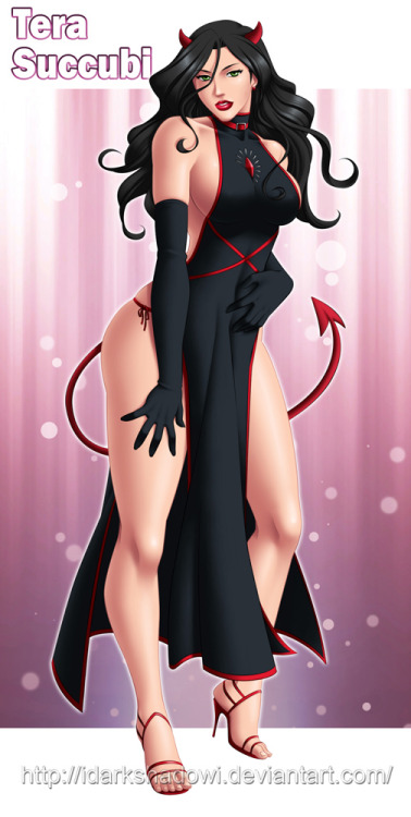 naughtyhalloweenart:Tera Succubi by IDarkShadowI