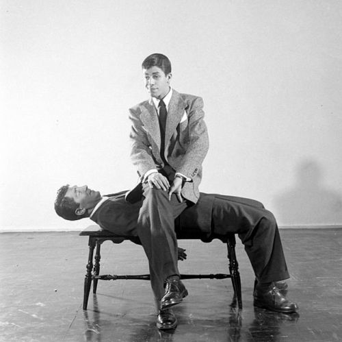 oldhollywood-mylove:Jerry Lewis and Dean Martin