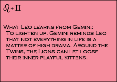 Leo dating Gemini