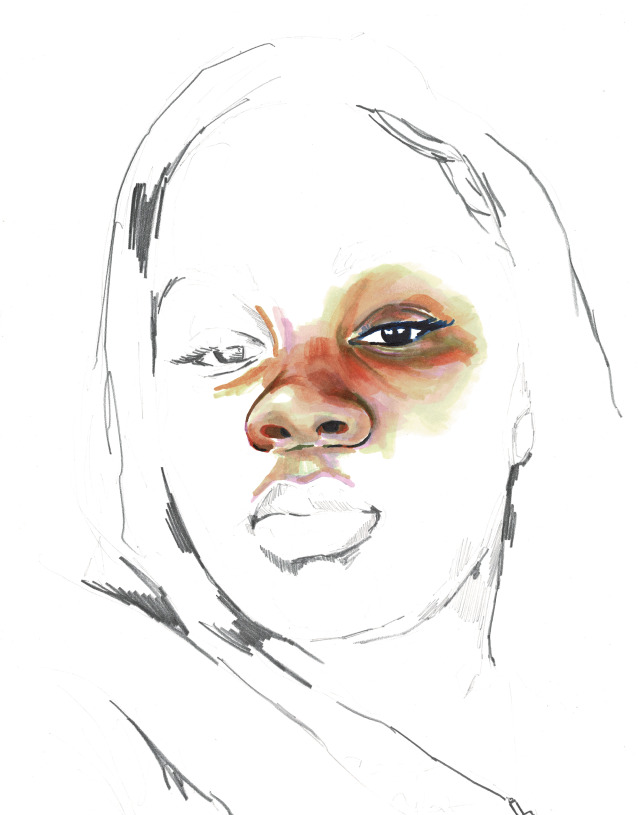 In Artist Adrian Brandon’s Incomplete Portraits, A Year of Life Equals One Minute of Color