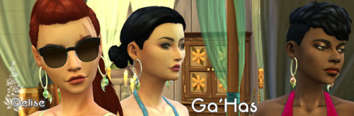 I come back with another earrings inspired by Sulani