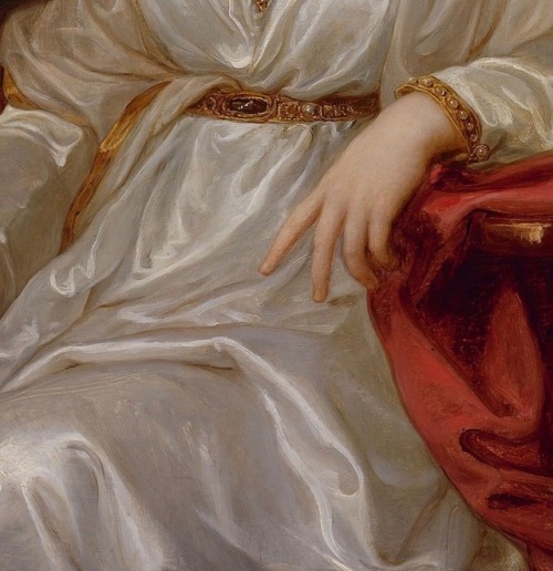 therepublicofletters:Detail of Portrait of Marie Carolina of...