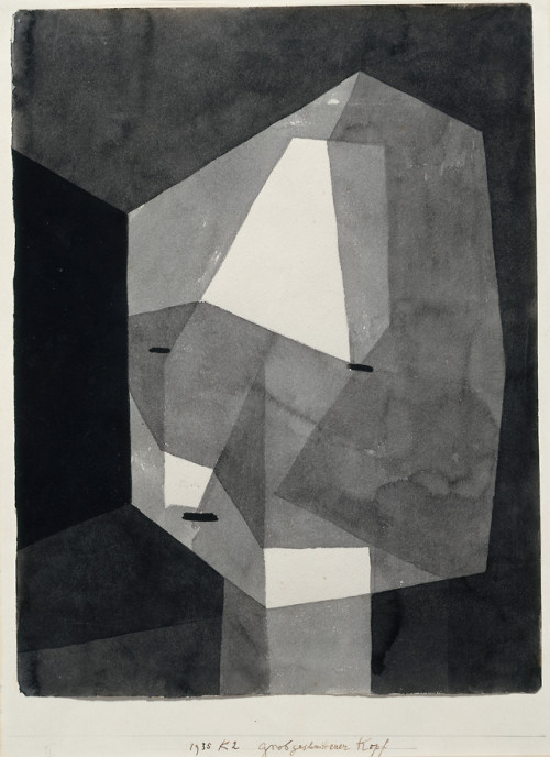 the-met-art:Rough-Cut Head by Paul Klee, Modern and...