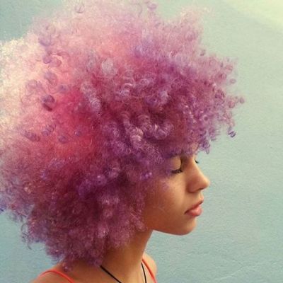 Colored Curly Hair Tumblr