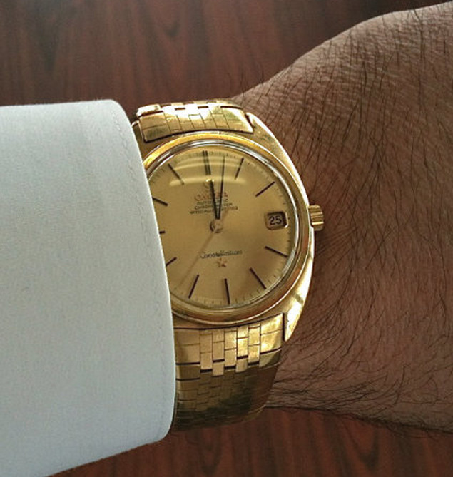 omega constellation case back